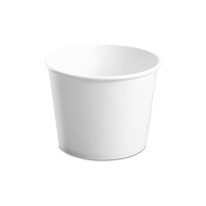 CCF 32OZ(D142MM) Soup Paper Cup (Hot/Cold Use) - White 600 Pieces/Case