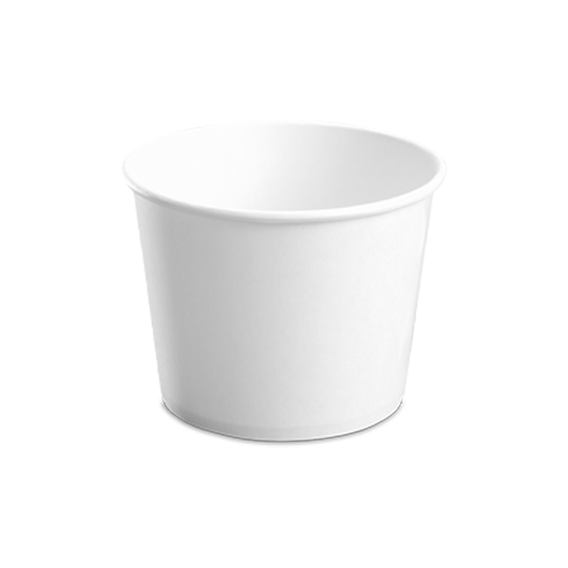 CCF 32OZ(D142MM) Soup Paper Cup (Hot/Cold Use) - White 600 Pieces/Case