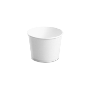 CCF 12OZ(D102MM) Yogurt Paper Cup (Hot/Cold Use) - White 1000 Pieces/Case