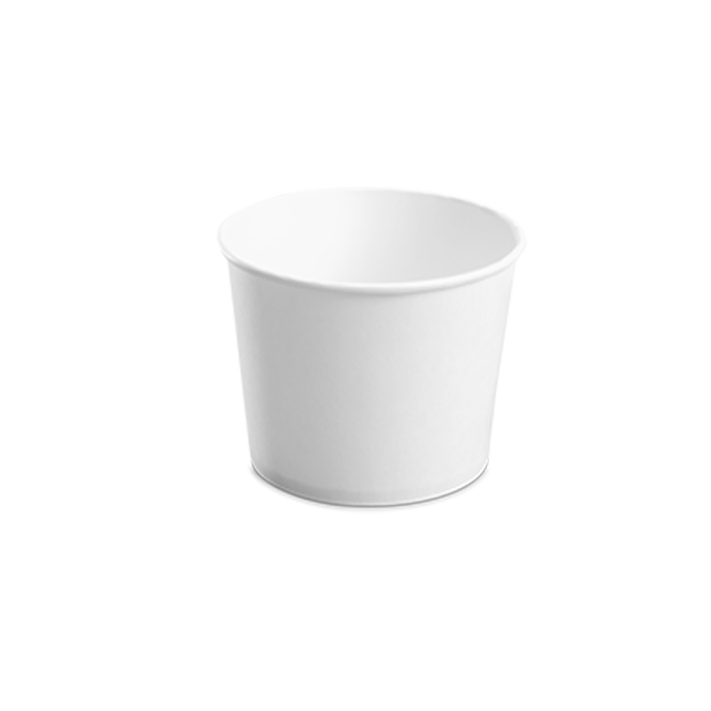 CCF 32OZ(D142MM) Yogurt Paper Cup (Hot/Cold Use) - White 600