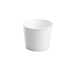 CCF 16OZ(D112MM) Yogurt Paper Cup (Hot/Cold Use) - White 1000 Pieces/Case