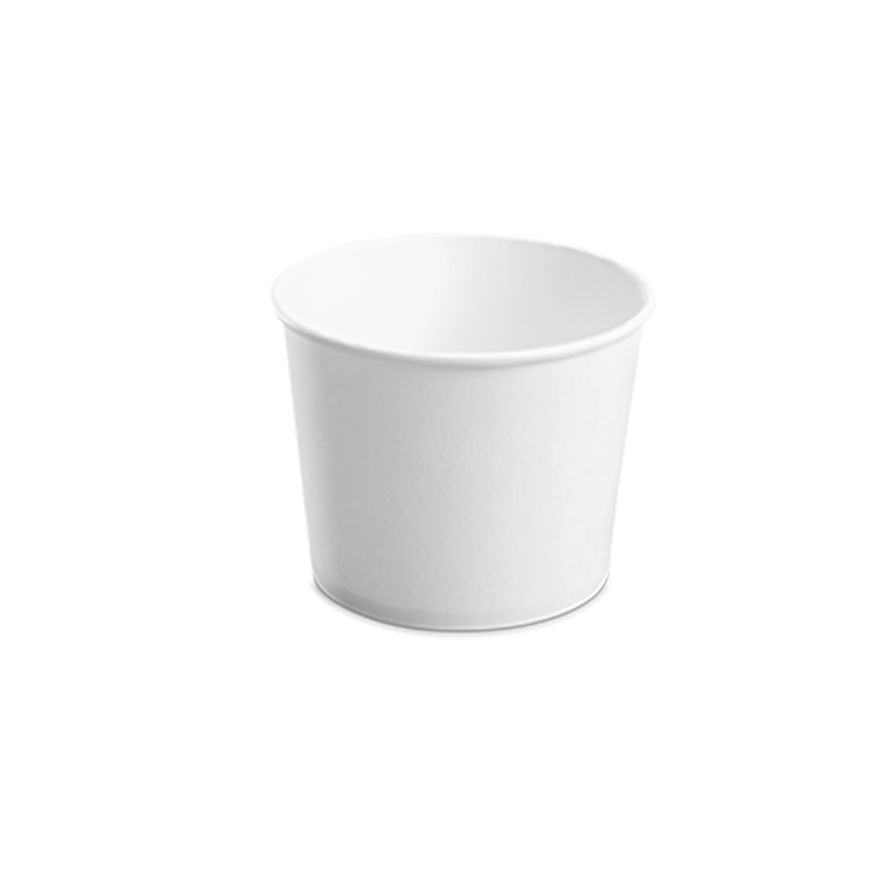 CCF 16OZ(D112MM) Yogurt Paper Cup (Hot/Cold Use) - White 1000 Pieces/C –  Custom Cup Factory