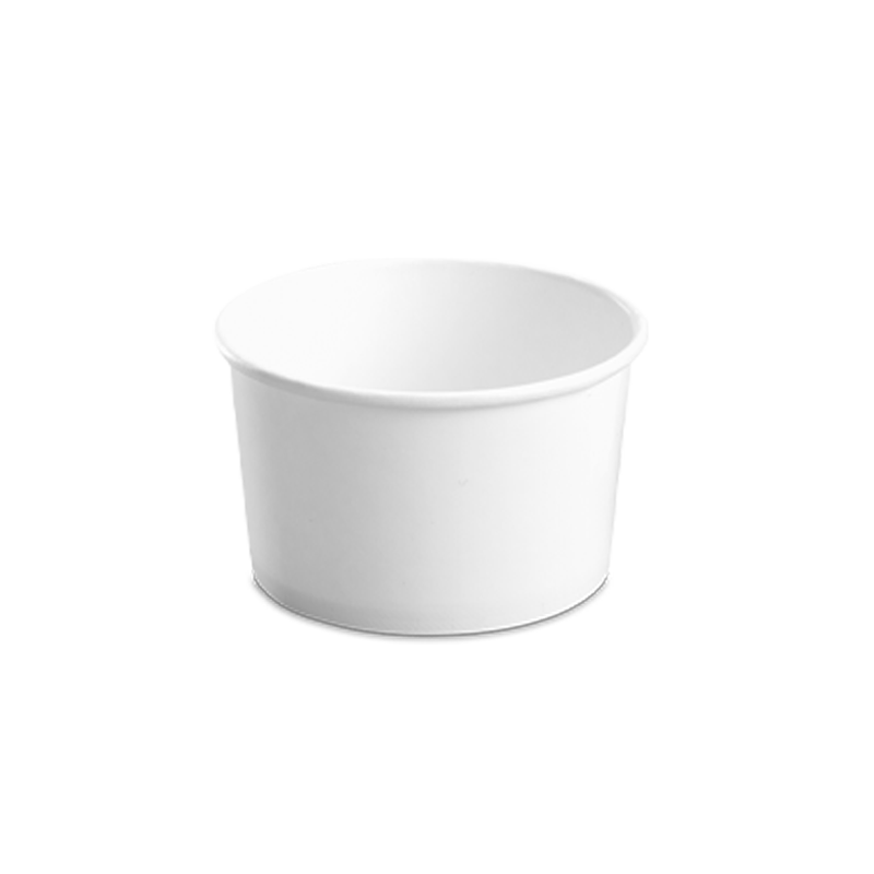 CCF 20OZ(D127MM) Yogurt Paper Cup (Hot/Cold Use) - White 600 Pieces/Case