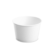 Load image into Gallery viewer, CCF 28OZ(D142MM) Yogurt Paper Cup (Hot/Cold Use) - White 600 Pieces/Case