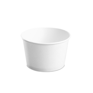 CCF 28OZ(D142MM) Yogurt Paper Cup (Hot/Cold Use) - White 600 Pieces/Case