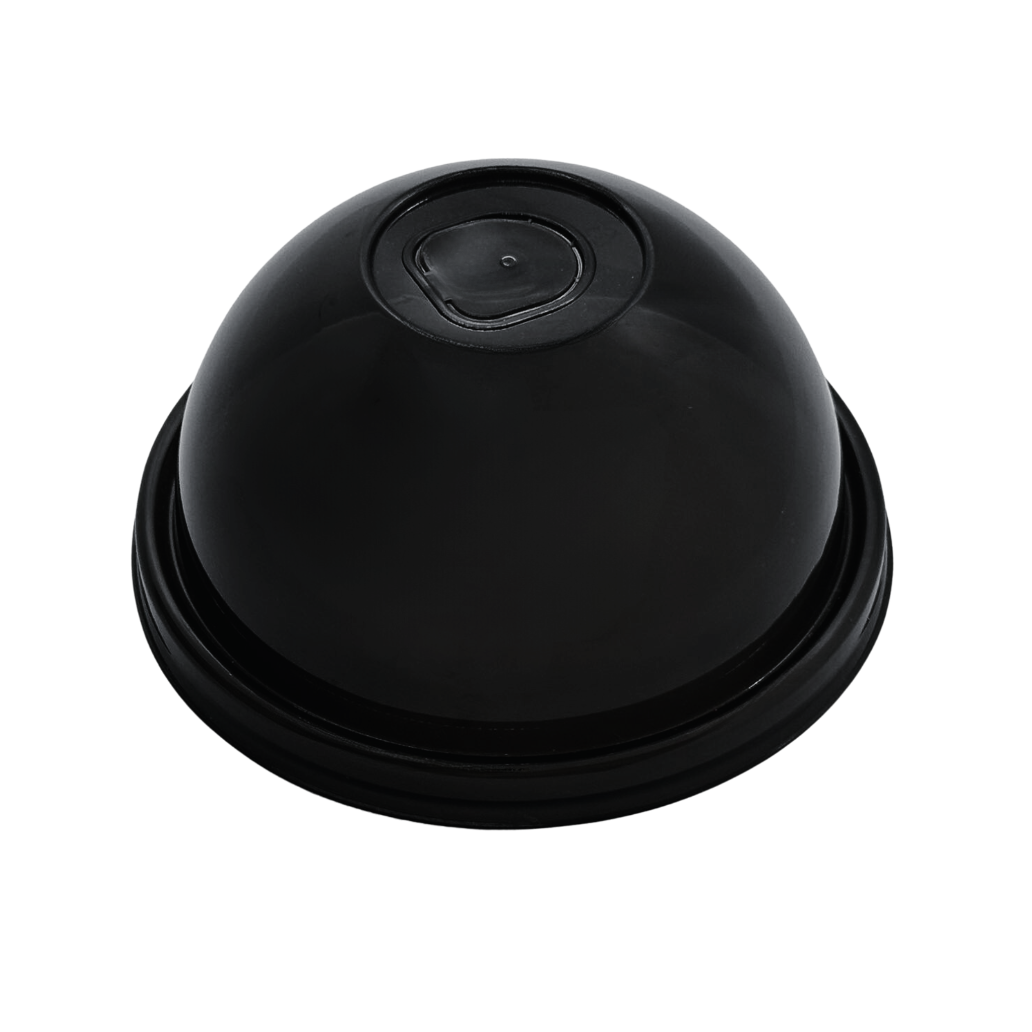 16-32OZ(D90MM) Premium PP Injection Plastic Dome Lid For PP Injection Cup - Black 1000 Pieces/Case
