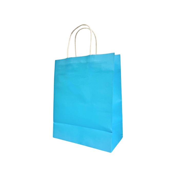 CCF ECO-friendly heavy duty 100GSM paper shopping bag #7 (blue color) - 350 pieces/case