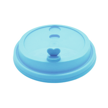 Load image into Gallery viewer, CCF 16-24OZ(D90MM) Premium PP Lid/Heart Stopper For PP Injection Cup - Blue 1000 Pieces/Case