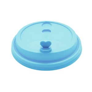 CCF 16-24OZ(D90MM) Premium PP Lid/Heart Stopper For PP Injection Cup - Blue 1000 Pieces/Case