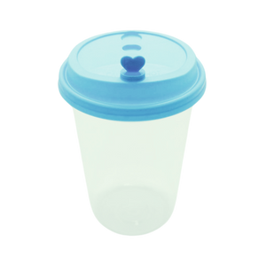 CCF 16-24OZ(D90MM) Premium PP Lid/Heart Stopper For PP Injection Cup - Blue 1000 Pieces/Case