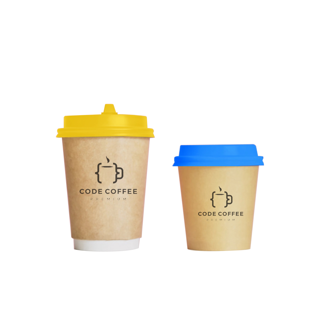 Custom Print Double Air Wall Paper Coffee Cups