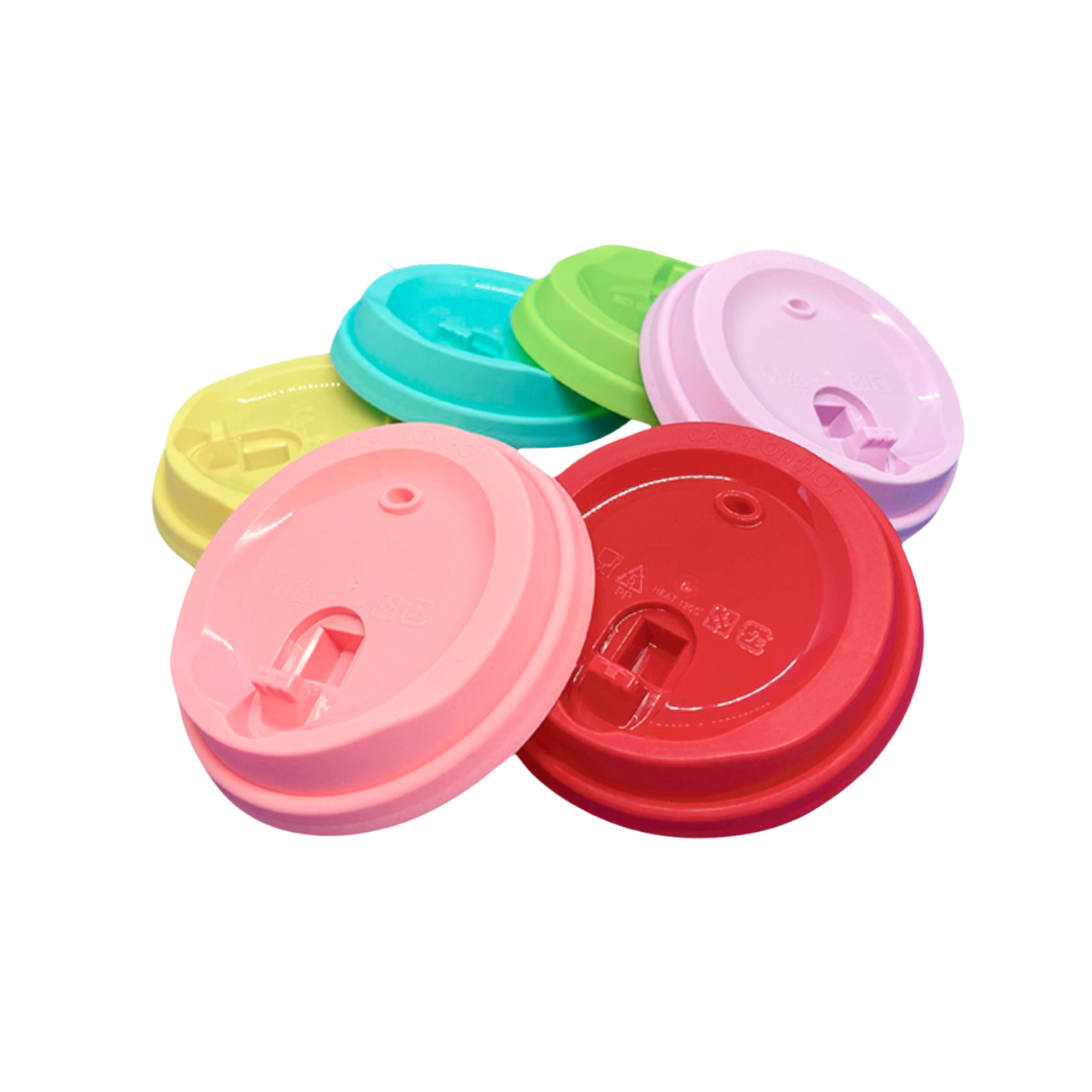 Customized Plastic Lids for Paper Coffee Cups