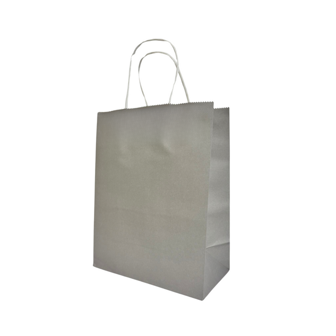 CCF ECO-friendly heavy duty 100GSM paper shopping bag #7 (grey color) - 350 pieces/case