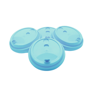 CCF 16-24OZ(D90MM) Premium PP Lid/Heart Stopper For PP Injection Cup - Blue 1000 Pieces/Case