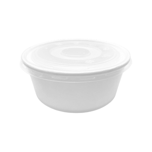 CCF 30OZ(D165MM) PP Plastic Flat Lid For Food Bucket - 600 Pieces/Case