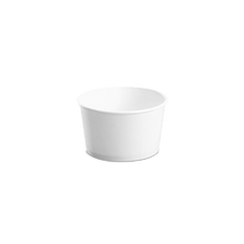 Load image into Gallery viewer, CCF 8OZ(D95MM) Paper Food Buckets (Hot/Cold Use) - White 1000 Pieces/Case