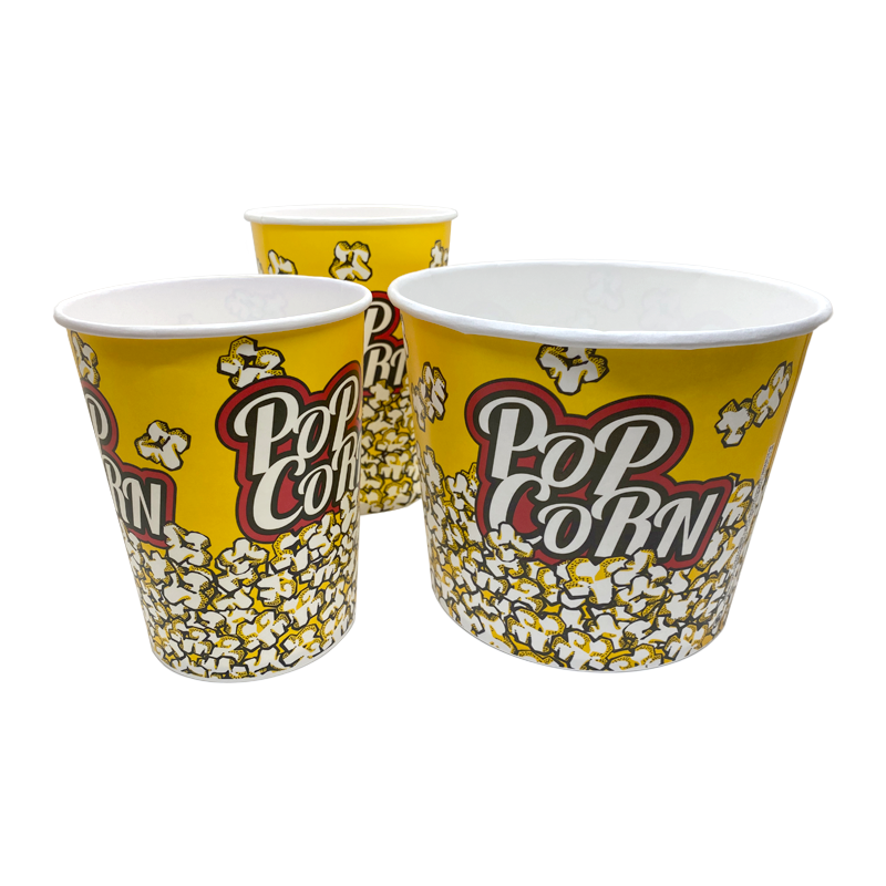 Custom Print Paper Popcorn/Fried Chicken Buckets – Custom Cup Factory