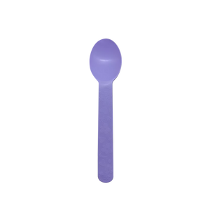 CCF Premium PP bio-base plastic wide handle dessert spoon- purple 1000 Pieces/Case