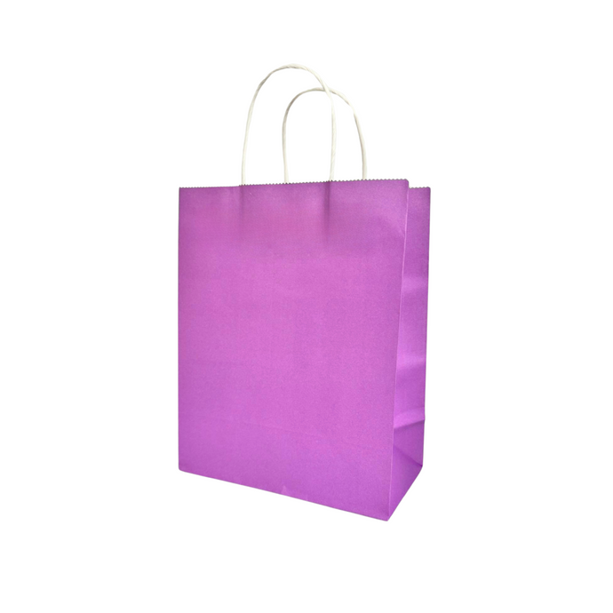 CCF ECO-friendly heavy duty 100GSM paper shopping bag #7 (purple color) - 350 pieces/case