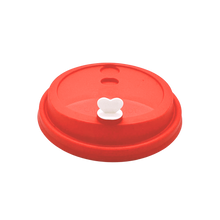 Load image into Gallery viewer, CCF 16-24OZ(D90MM) Premium PP Lid/Heart Stopper For PP Injection Cup - Red 1000 Pieces/Case