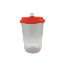 Load image into Gallery viewer, CCF 16-24OZ(D90MM) Premium PP Lid/Heart Stopper For PP Injection Cup - Red 1000 Pieces/Case