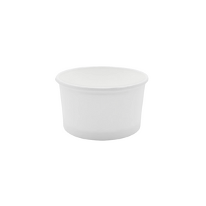 CCF 5OZ(D87MM) Ice Cream Paper Cup - White 1000 Pieces/Case