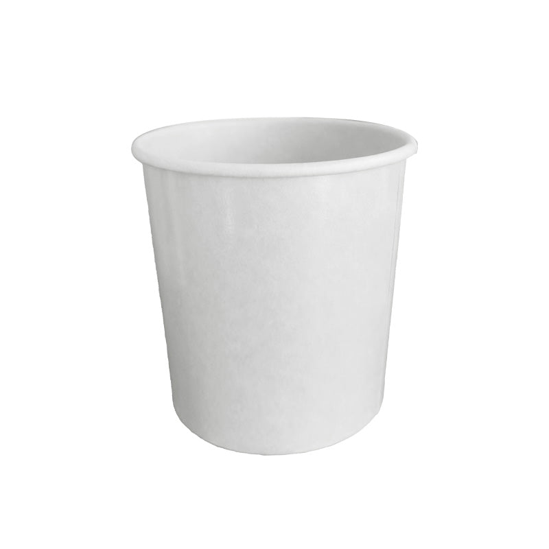 CCF 16OZ(D96MM) Soup Paper Container - White 500 Pieces/Case