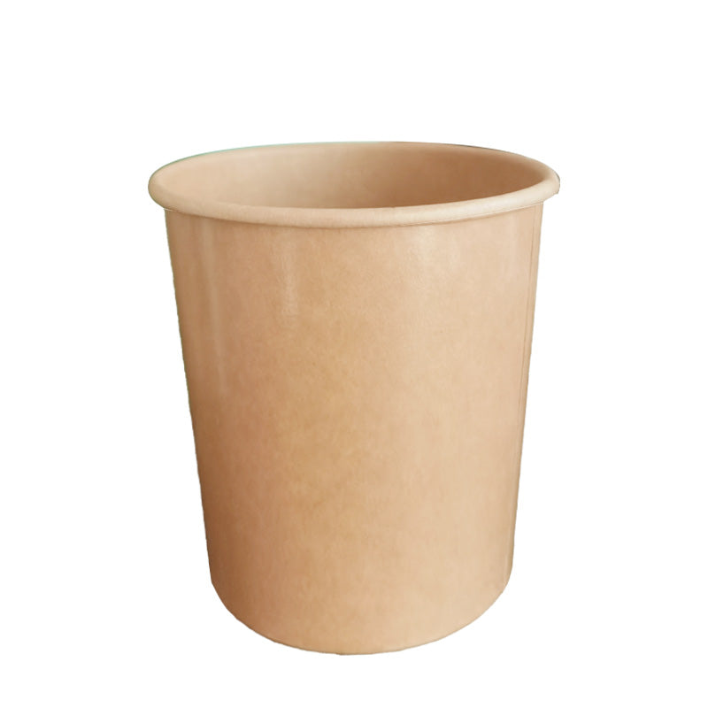 CCF 32OZ(D115MM) Soup Paper Container - Kraft 500 Pieces/Case