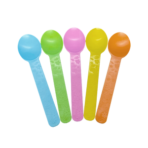 Customized premium bio-base PP wide handle dessert spoon