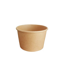 Load image into Gallery viewer, CCF 8OZ(D96MM) Soup Paper Container - Kraft 500 Pieces/Case