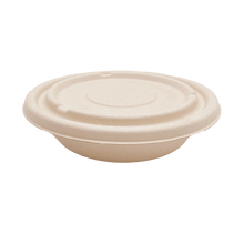 Load image into Gallery viewer, 32OZ 100% COMPOSTABLE Bagasse Molded Fiber Round Container - 400 Pieces/Case
