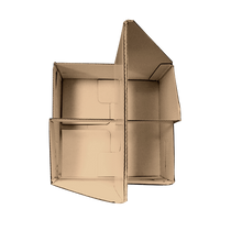 Load image into Gallery viewer, CCF Eco-Friendly Heavy Duty Kraft Corrugated Cardboard 4-Cup Carrier - 170 Pieces / Cases