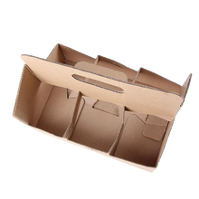 Load image into Gallery viewer, CCF Heavy Duty 6-Pack Corrugate Cardboard Bottle/Drink Carrier - 100 pieces / cases