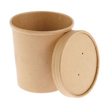 Load image into Gallery viewer, CCF 26OZ(D115MM) Soup Paper Container - Kraft 500 Pieces/Case
