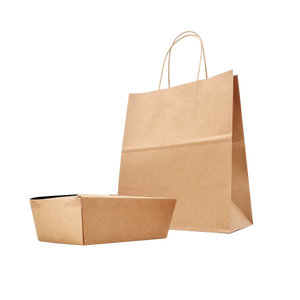 CCF ECO-friendly heavy duty kraft paper shopping bag #7 - 300 pieces/case