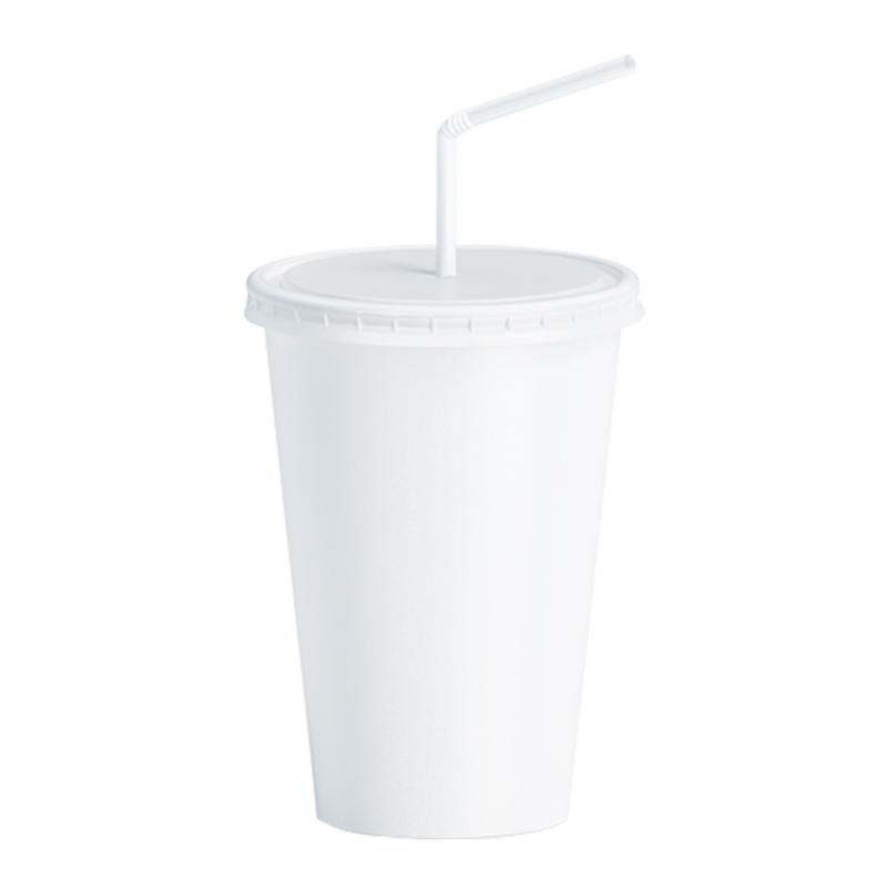 Paper outlet soda cups