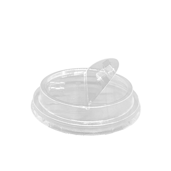 16-24OZ(D90MM) Premium PET Plastic Half Snap Open Lid For PP Injection Cup - Clear 1000 Pieces/Case