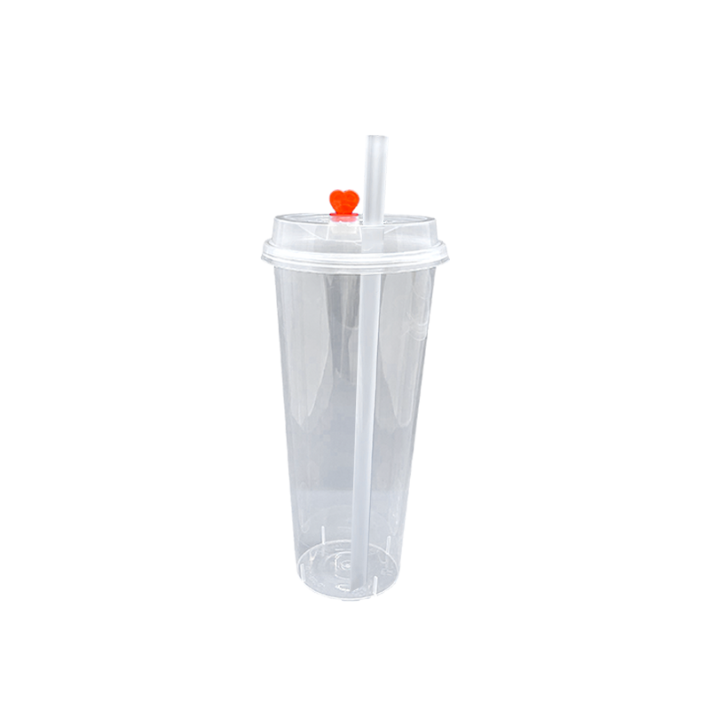 CCF 22-24OZ(D90MM) Premium PP Injection Plastic Cup With Lid +