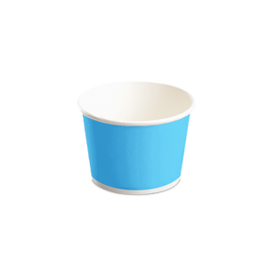CCF 8OZ(D90MM) Paper Food Buckets (Hot/Cold Use) - White 1000 Pieces/Case