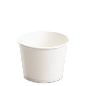 CCF 12OZ(D102MM) Soup Paper Cup (Hot/Cold Use) - White 1000 Pieces/Case