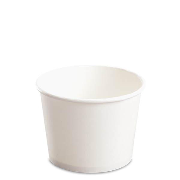 CCF 12OZ(D102MM) Soup Paper Cup (Hot/Cold Use) - White 1000 Pieces/Case