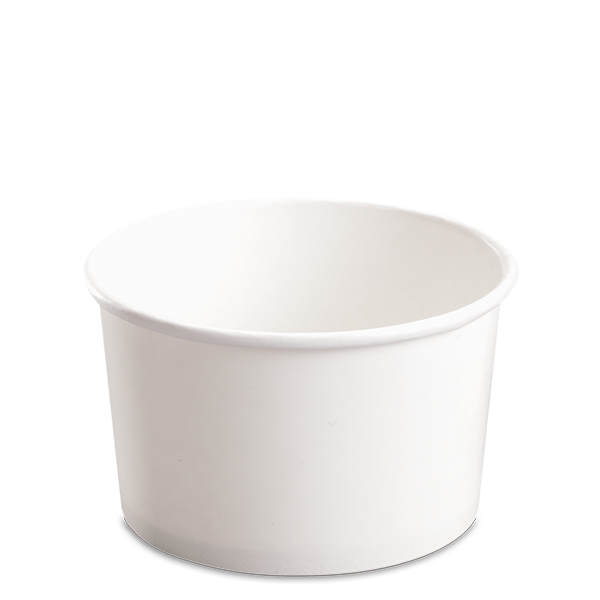 Kari-Out KA-2340032 Combo White Paper Soup Cup w/Vented Lid - 32