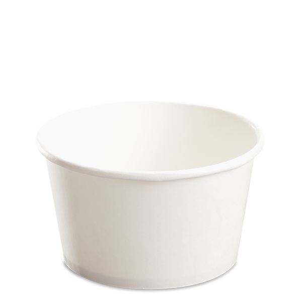 CCF 24OZ(D142MM) Soup Paper Cup (Hot/Cold Use) - White 600 Pieces/Case