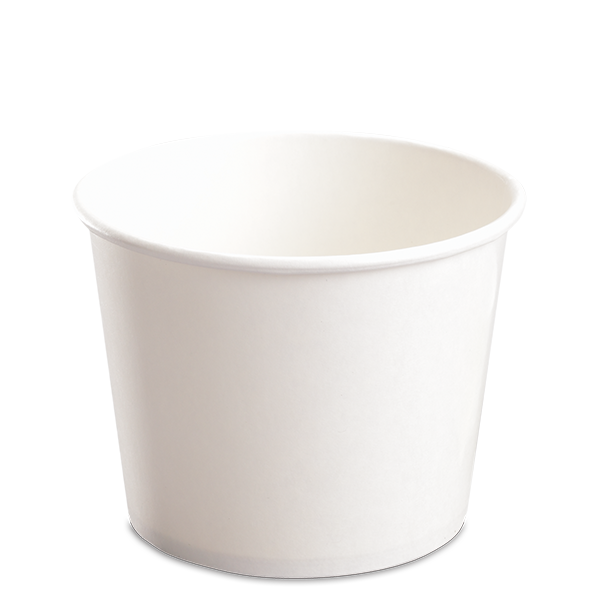 CCF 32OZ(D142MM) Soup Paper Cup (Hot/Cold Use) - White 600 Pieces/Case
