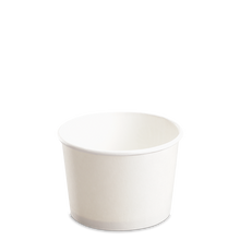 Load image into Gallery viewer, CCF 8OZ(D95MM) Paper Food Buckets (Hot/Cold Use) - White 1000 Pieces/Case