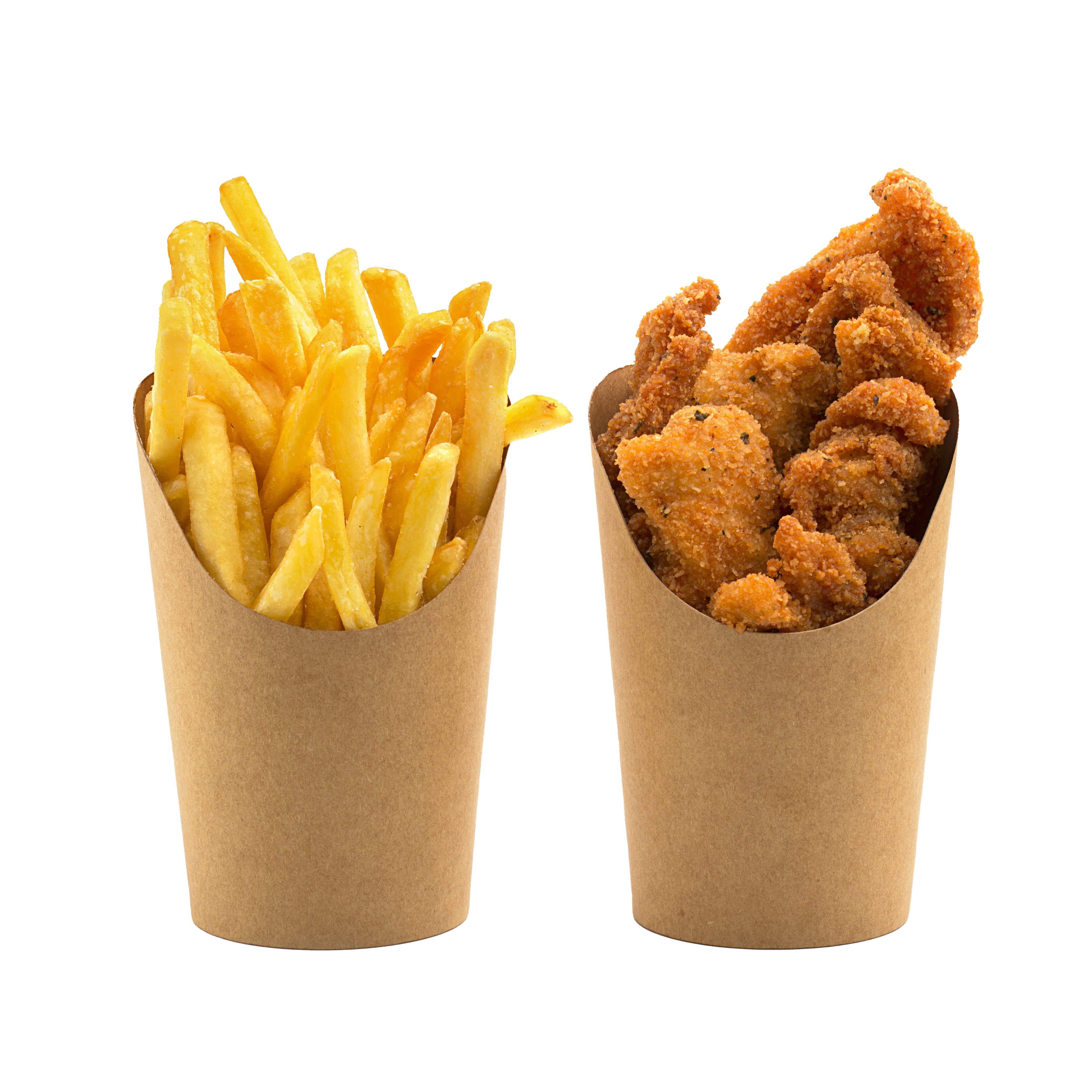 Custom Design Disposable French Fry Holders Craft Paper Cup For