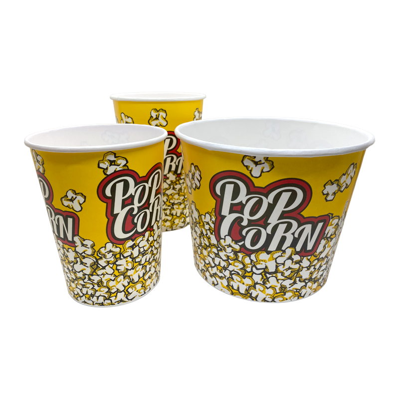 Custom Print Paper Popcorn/Fried Chicken Buckets
