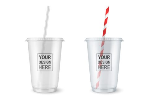 Custom Print PET Plastic Cups