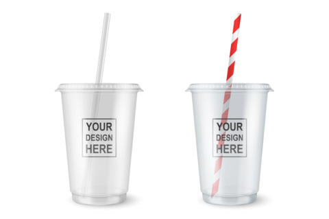 Custom Print PET Plastic Drink Cup